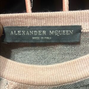 Alexander McQueen Pink bow Knit Top